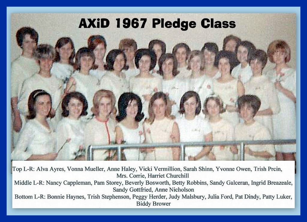 1967 Pledges 
with names